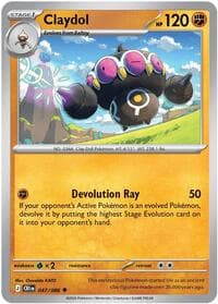 Claydol - ME04: Chaos Rising - Pokemon card