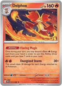Delphox - ME04: Chaos Rising - Pokemon card