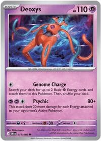Deoxys - ME04: Chaos Rising - Pokemon card
