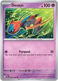 Deoxys - ME04: Chaos Rising - Pokemon card