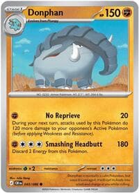 Donphan - ME04: Chaos Rising - Pokemon card