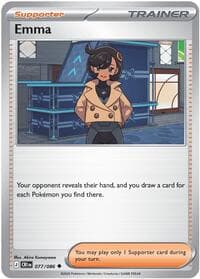 Emma - ME04: Chaos Rising - Pokemon card