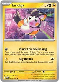Emolga - ME04: Chaos Rising - Pokemon card