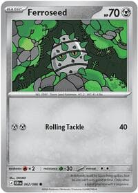 Ferroseed - ME04: Chaos Rising - Pokemon card