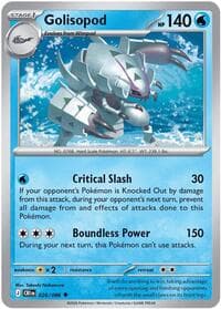Golisopod - ME04: Chaos Rising - Pokemon card