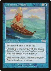 Lingering Mirage - Urza's Saga - Magic: The Gathering card