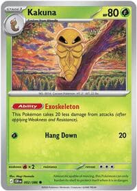 Kakuna - ME04: Chaos Rising - Pokemon card