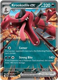 Krookodile ex - ME04: Chaos Rising - Pokemon card