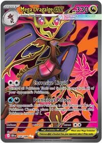 Mega Dragalge ex - ME04: Chaos Rising - Pokemon card