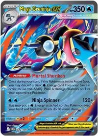 Mega Greninja ex - ME04: Chaos Rising - Pokemon card