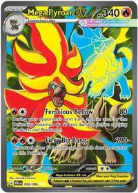 Mega Pyroar ex - ME04: Chaos Rising - Pokemon card