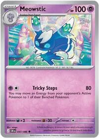 Meowstic - ME04: Chaos Rising - Pokemon card