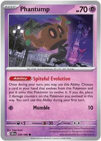 Phantump - ME04: Chaos Rising - Pokemon card