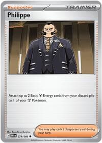Philippe - ME04: Chaos Rising - Pokemon card