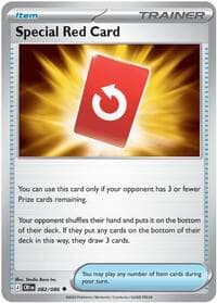 Special Red Card - ME04: Chaos Rising - Pokemon card