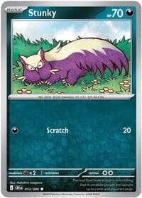 Stunky - ME04: Chaos Rising - Pokemon card