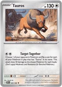 Tauros - ME04: Chaos Rising - Pokemon card