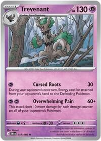 Trevenant - ME04: Chaos Rising - Pokemon card