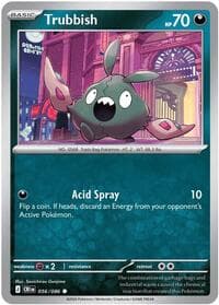 Trubbish - ME04: Chaos Rising - Pokemon card