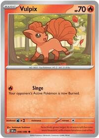 Vulpix - ME04: Chaos Rising - Pokemon card