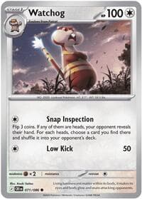 Watchog - ME04: Chaos Rising - Pokemon card