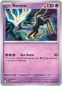 Xerneas - ME04: Chaos Rising - Pokemon card