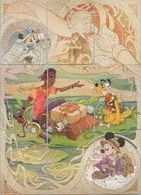 Wilds Unkown Puzzle Insert (Set of 9) - Wilds Unknown - Disney Lorcana card