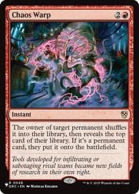 Chaos Warp (DRC) - The List Reprints - Magic: The Gathering card