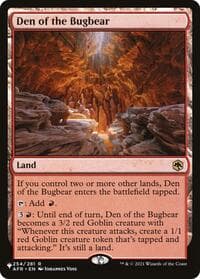 Den of the Bugbear - The List Reprints - Magic: The Gathering card