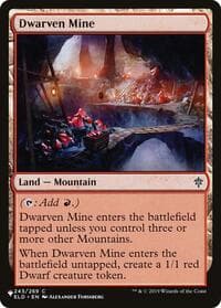 Dwarven Mine - The List Reprints - Magic: The Gathering card