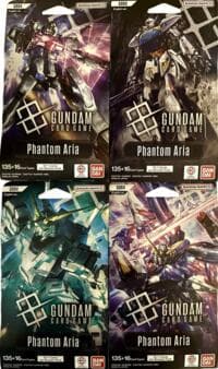 Phantom Aria Sleeved Booster Pack Art Bundle [Set of 4] - Phantom Aria - Gundam Card Game card