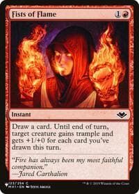 Fists of Flame (MH1) - The List Reprints - Magic: The Gathering card