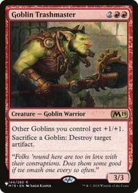 Goblin Trashmaster - The List Reprints - Magic: The Gathering card