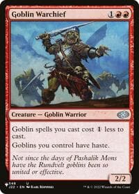 Goblin Warchief (J22) - The List Reprints - Magic: The Gathering card