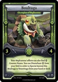 Boultuga - Champion of Hephaestus (SST-009) - Divine Champions: Sunstrike - Elestrals card