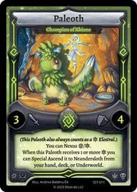 Paleoth - Champion of Khione - Divine Champions: Sunstrike - Elestrals card