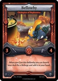 Bellowby - Champion of Hephaestus - Divine Champions: Sunstrike - Elestrals card