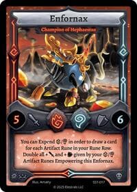 Enfornax - Champion of Hephaestus - Divine Champions: Sunstrike - Elestrals card