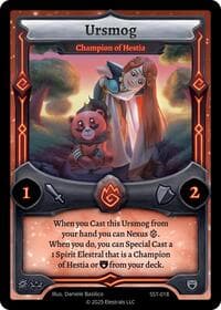 Ursmog - Champion of Hestia - Divine Champions: Sunstrike - Elestrals card