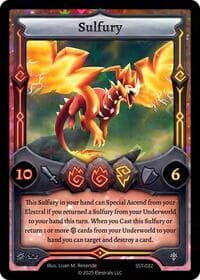 Sulfury (SST-022) - Divine Champions: Sunstrike - Elestrals card