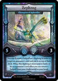 Zephrog - Champion of Aphrodite (SST-026) - Divine Champions: Sunstrike - Elestrals card