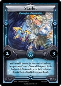 Starbit - Champion of Aphrodite (SST-027) - Divine Champions: Sunstrike - Elestrals card