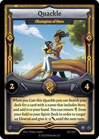 Quackle - Champion of Hera (SST-031) - Divine Champions: Sunstrike - Elestrals card