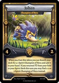 Jolten - Champion of Hera - Divine Champions: Sunstrike - Elestrals card
