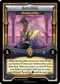 Astrabbit - Champion of Hera (SST-039) - Divine Champions: Sunstrike - Elestrals card