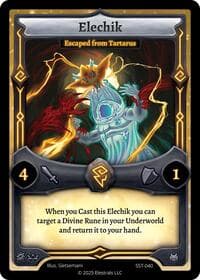 Elechik - Escaped from Tartarus - Divine Champions: Sunstrike - Elestrals card