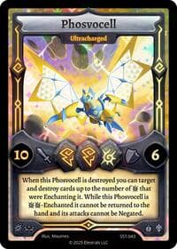Phosvocell - Ultracharged (SST-043) - Divine Champions: Sunstrike - Elestrals card
