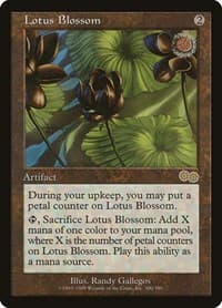 Lotus Blossom - Urza's Saga - Magic: The Gathering card