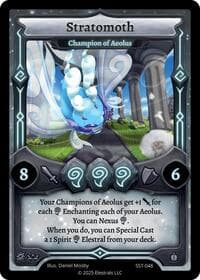 Stratomoth - Champion of Aeolus (SST-048) - Divine Champions: Sunstrike - Elestrals card