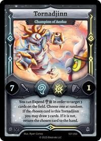 Tornadjinn - Champion of Aeolus - Divine Champions: Sunstrike - Elestrals card